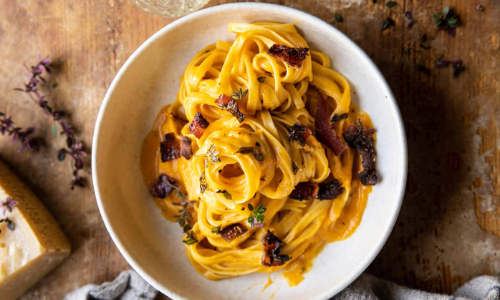 Fall Recipes: Butternut Squash Carbonara